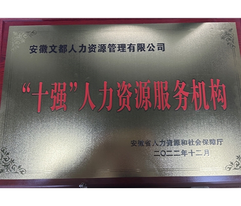 安徽省十強人力資源服務機構