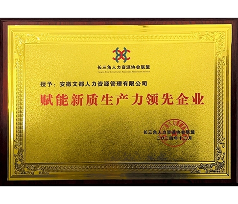 新質(zhì)生產(chǎn)力領(lǐng)先企業(yè)
